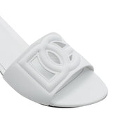 CALFSKIN MULES WITH DG MILLENNIALS LOGO