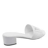 CALFSKIN MULES WITH DG MILLENNIALS LOGO