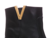 STIVALETTO IN PELLE CON V