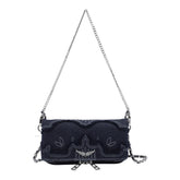 BORSA A TRACOLLA ROCK NANO IN DENIM