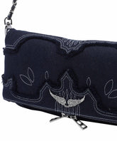 DENIM ROCK CROSSBODY BAG