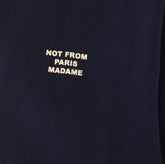 FELPA CON ZIP SLOGAN