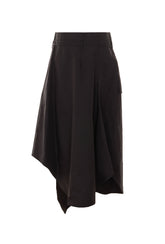 COMPACT COTTON TOILE SKIRT