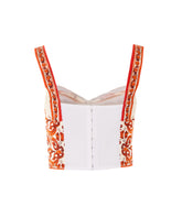 MAIOLICA PRINT TOP