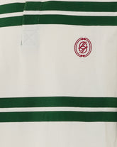 D ORNAMENT STRIPED LONG SLEEVES POLO