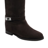 STIVALE IN SUEDE CON LUCCHETTO