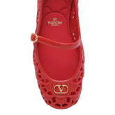 SCALLOPS MOTIF ONDETTE FLATS