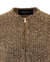GIACCA IN TWEED CON ZIP