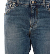 PANTALONE IN DENIM CON LOGO
