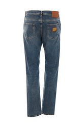 PANTALONE IN DENIM CON LOGO
