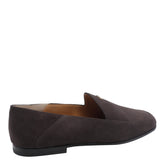 SUEDE SABOT LOAFERS