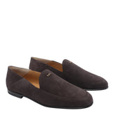 SUEDE SABOT LOAFERS
