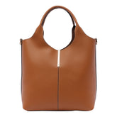 LEATHER SHOPPING BAG