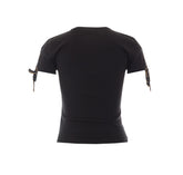 T-SHIRT CON FINITURA CHECK