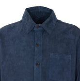 GIACCA CAMICIA IN SUEDE DINO