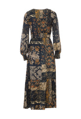 LONG DRESS WITH RUFFLES