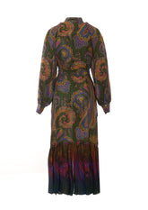 ABITO LUNGO STAMPA PAISLEY