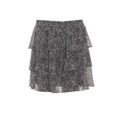 PRINTED GEORGETTE RUFFLE SKIRT