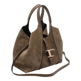 BORSA SHOPPING T TIMELESS IN SUEDE MINI