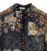ALLOVER PRINT BLOUSE