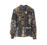 ALLOVER PRINT BLOUSE