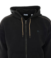 CHECK TRIM ZIP HOODIE