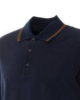 POLO IN PIQUE' CON DETTAGLIO WEB
