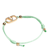 STRASS VLOGO SIGNATURE BRACELET
