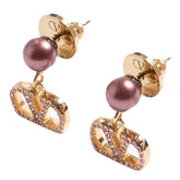 ORECCHINI VLOGO SIGNATURE CON PERLE