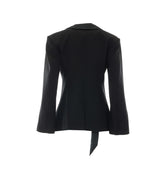 BLAZER OVERSIZE CON REVER FIOCCO E SCIALLE