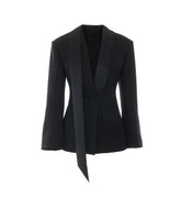 BLAZER OVERSIZE CON REVER FIOCCO E SCIALLE