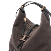 BORSA A SPALLA T TIMELESS IN SUEDE SMALL