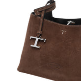 MICRO LEATHER HANDBAG WITH T TIMELESS CHARM