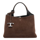 MICRO LEATHER HANDBAG WITH T TIMELESS CHARM