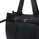 MEDIUM LEATHER HOBO BAG WITH T TIMELESS LOGO