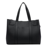 MEDIUM LEATHER HOBO BAG WITH T TIMELESS LOGO