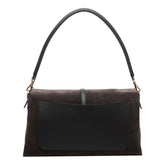 SMALL T TIMELESS FLAP SUEDE SHOULDER BAG