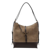 MEDIUM T-TIMELESS SUEDE BACKPACK AND SHOULDER BAG