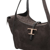 BORSA SHOPPING T TIMELESS IN SUEDE SMALL