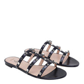 ROCKSTUD WITH CABOCHON BEADS SLIDE SANDALS