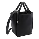 SMALL LEATHER BUCKET BAG