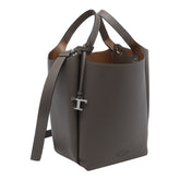 SMALL LEATHER BUCKET BAG
