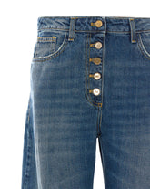 BALLOON JEANS WITH JEWELLED BUTTONS