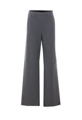 PANTALONE REGULAR FIT IN PUNTO MILANO CON LOGO