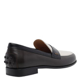 LOGO LEATHER LOAFERS