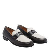 LOGO LEATHER LOAFERS