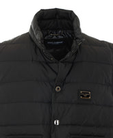 GILET IMBOTTITO CON PLACCA LOGO