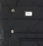 GILET IMBOTTITO CON PLACCA LOGO