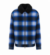 GIACCA BOMBER IN FLANELLA