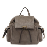 LOGO SUEDE BACKPACK